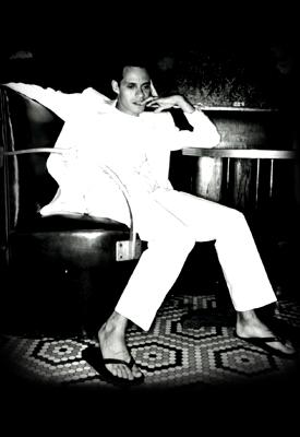 Marc Anthony, pensive moment