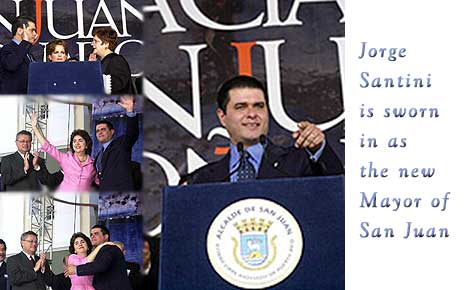Jorge Santini sworn in as San Juan Mayor